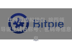 比特派虚拟钱包 按照领导诞生钱包称号、密码等信息