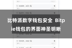 比特派数字钱包安全  Bitpie钱包的界面神圣明晰