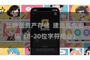 比特派资产存储  建造钱包密码（8-20位字符组合）