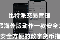 比特派交易管理  比特派海外版动作一款安全方便的数字货币措置器具