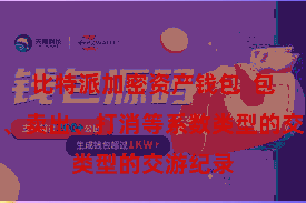 比特派加密资产钱包  包括买入、卖出、打消等系数类型的交游纪录